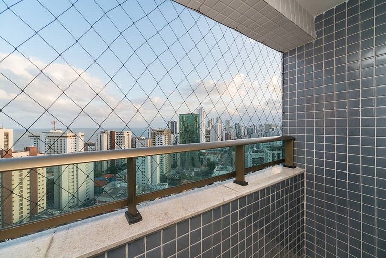 Flat de Luxo em Boa Viagem – Vista Deslumbrante para o Mar |