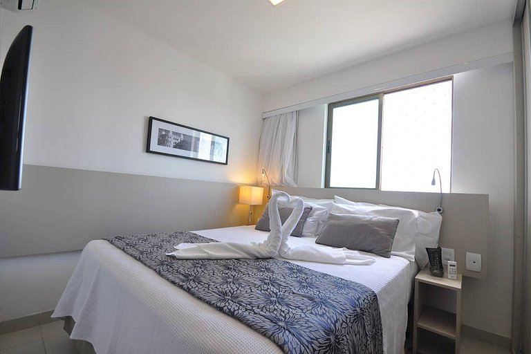 Flat de Luxo em Boa Viagem – Vista Deslumbrante para o Mar |