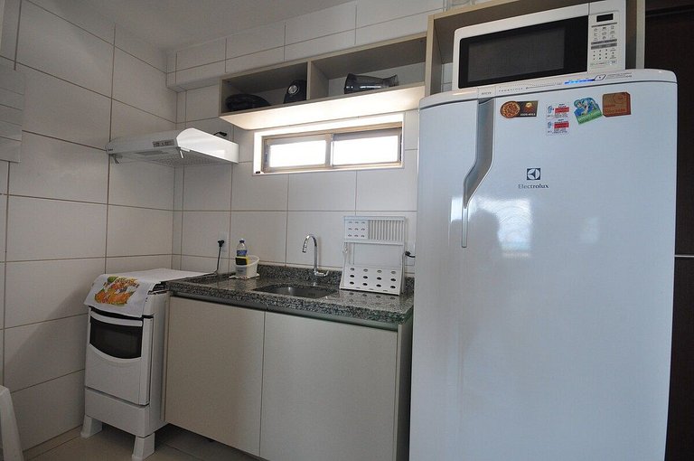 Flat de 2 quartos no Beach Class Conselheiro | BCC 605