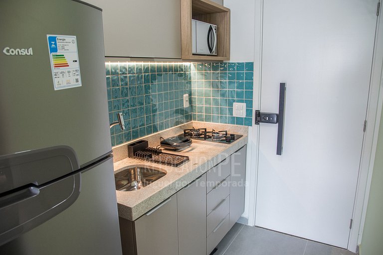 Villa del Porto 103 | Flat com Varanda em Porto de Galinhas