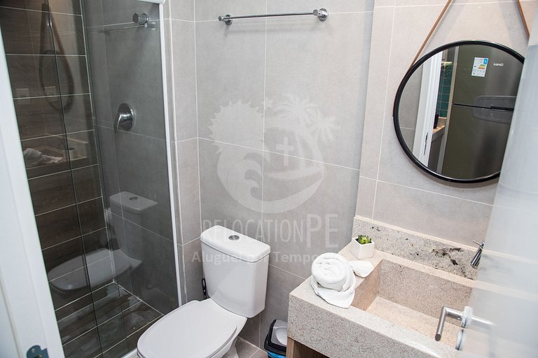 Villa del Porto 101 | Flat com Varanda a 50m da praia em Por