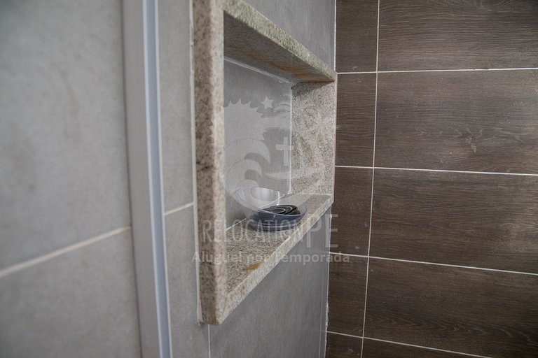 Fabuloso flat de 01 quarto com varanda - 101 - Villa del Por