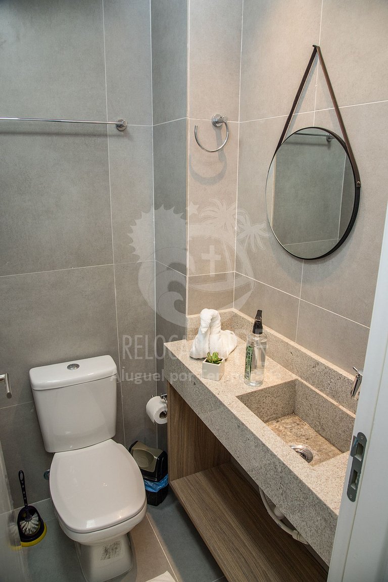 Villa del Porto 101 | Flat com Varanda em Porto de Galinhas