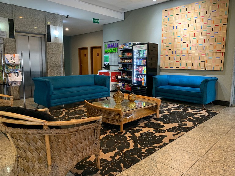 Excelente Flat -2 quartos no condomínio Metropolis