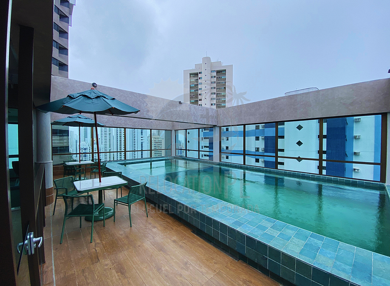 Rooftop 470 - Flat 1407 Completo em Boa Viagem