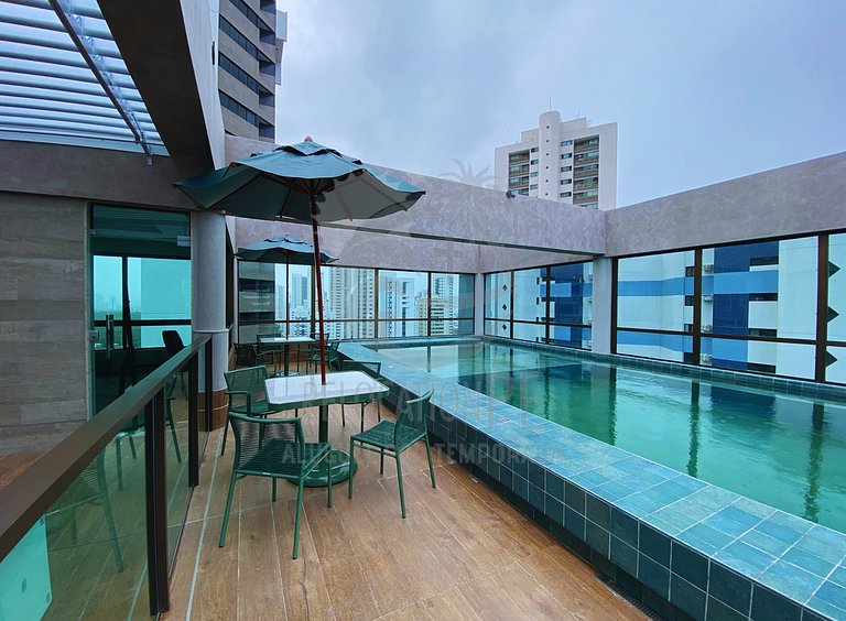 Rooftop 470 - Flat 1407 Completo em Boa Viagem
