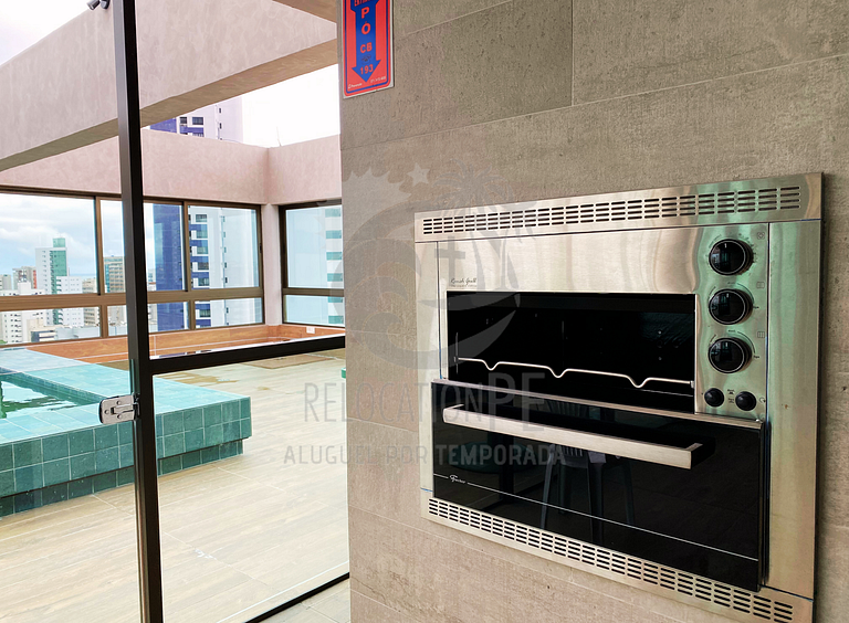 Rooftop 470 - Flat 1407 Completo em Boa Viagem