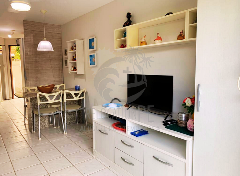 Casa com 2 quartos a 50m do mar no Merepe Residence - Porto