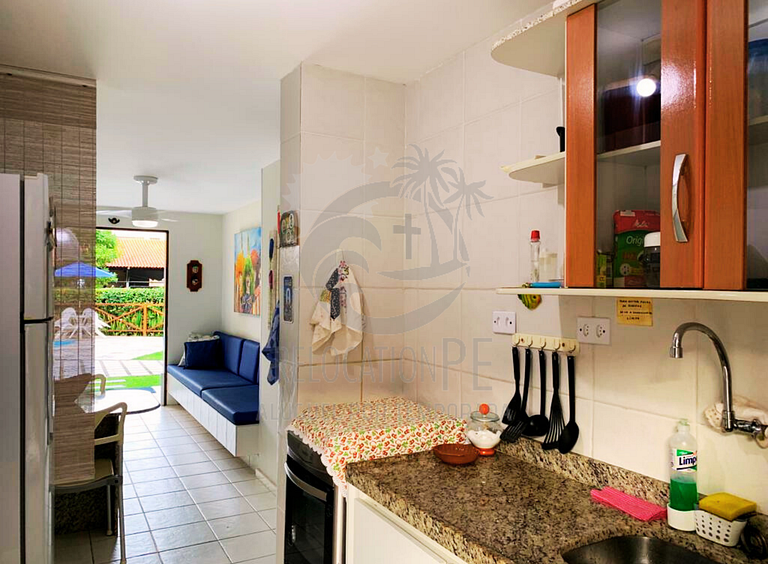 Casa com 2 quartos a 50m do mar no Merepe Residence - Porto