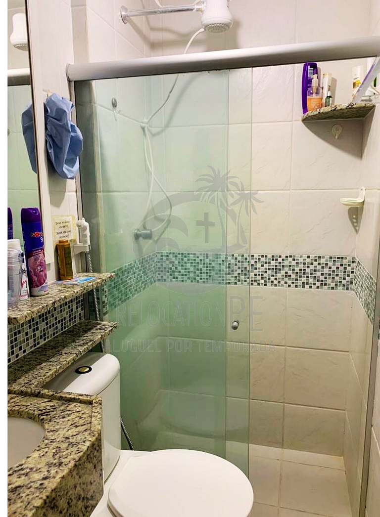 Casa com 2 quartos a 50m do mar no Merepe Residence - Porto