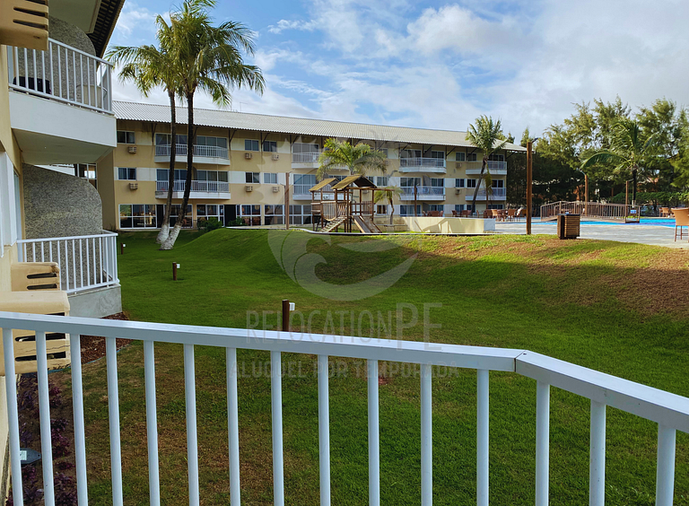 Marupiara Suítes Resort 111 | Flat Beira-Mar em Muro Alto