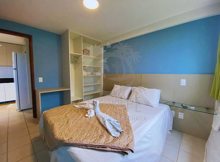 Marupiara Suítes Resort 111 | Flat Beira-Mar em Muro Alto