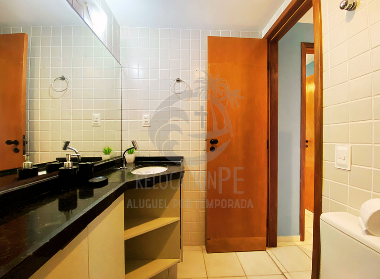Marupiara Suítes Resort 111 | Flat Beira-Mar em Muro Alto