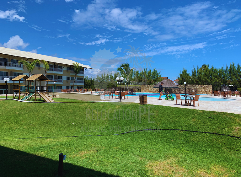 Marupiara Suítes Resort 111 | Flat Beira-Mar em Muro Alto