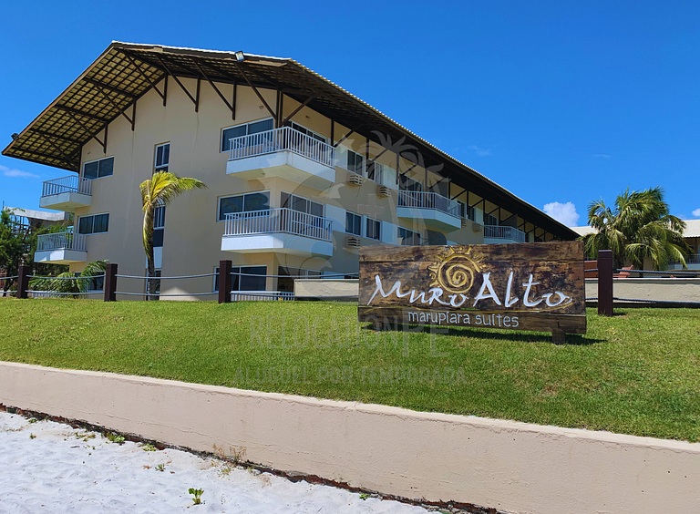 Marupiara Suítes Resort 117 | Flat Vista Mar em Muro Alto