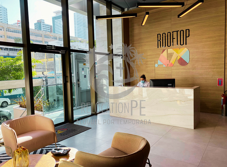 Rooftop 470 - Flat 1407 Completo em Boa Viagem