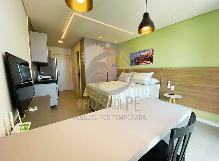 Rooftop 470 - Flat 1407 Completo em Boa Viagem