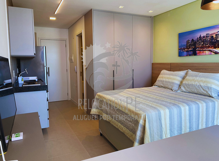 Rooftop 470 - Flat 1407 Completo em Boa Viagem