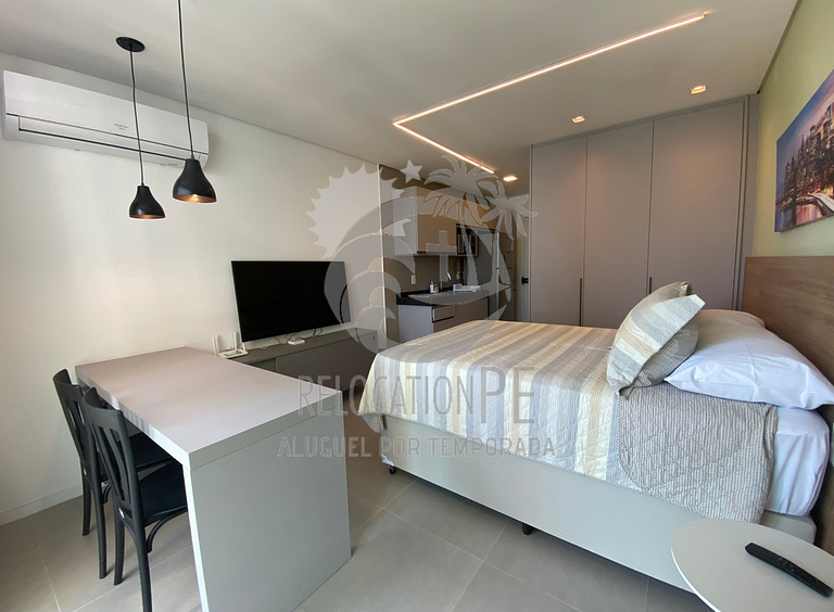 Rooftop 470 - Flat 1407 Completo em Boa Viagem