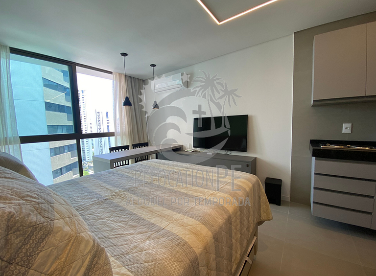 Rooftop 470 - Flat 1407 Completo em Boa Viagem