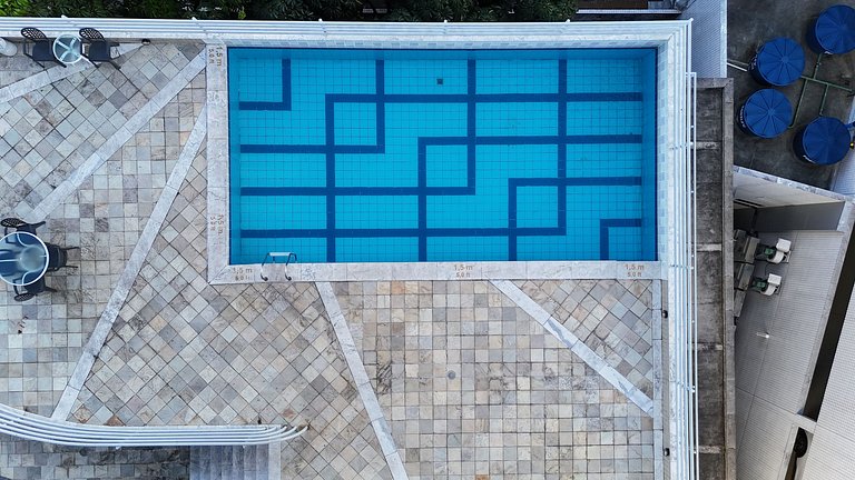 Excelente Flat -2 quartos no condomínio Metropolis