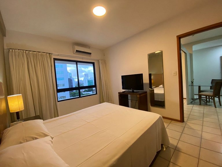 Excelente Flat -2 quartos no condomínio Metropolis