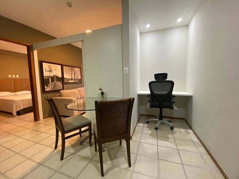 Excelente Flat -2 quartos no condomínio Metropolis