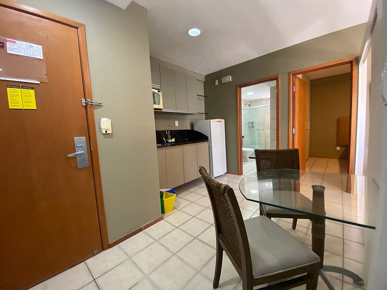 Excelente Flat -2 quartos no condomínio Metropolis