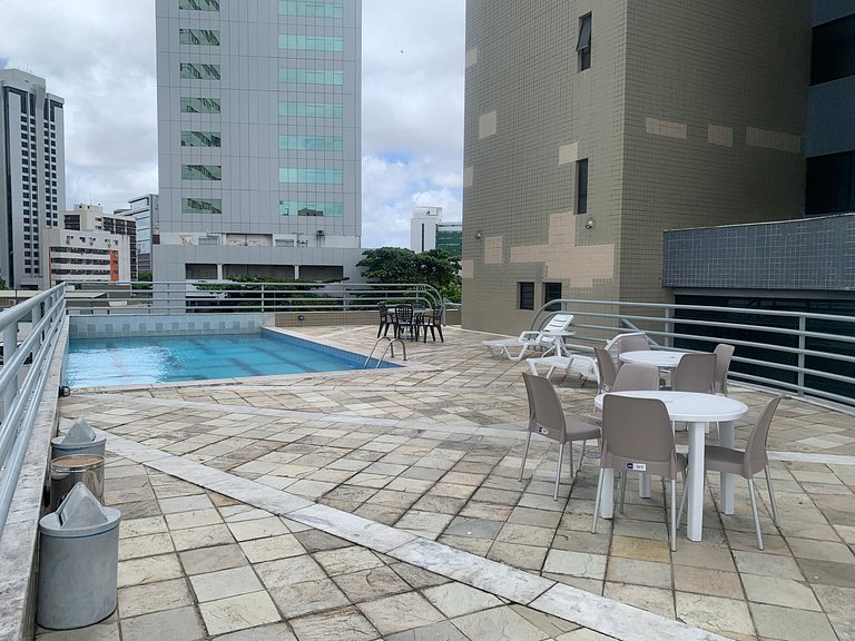 Excelente Flat -2 quartos no condomínio Metropolis