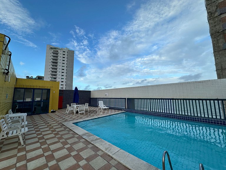 Flat 803 com vista do mar no Everest - Boa Viagem