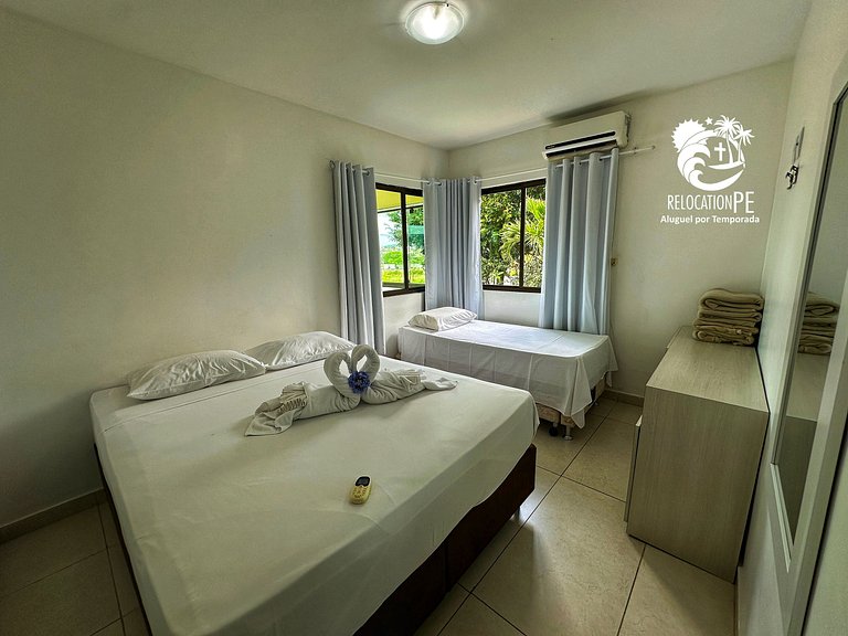 Hotel Canariu's Gravatá 102 BL16 | Flat Térreo com 2 Suítes