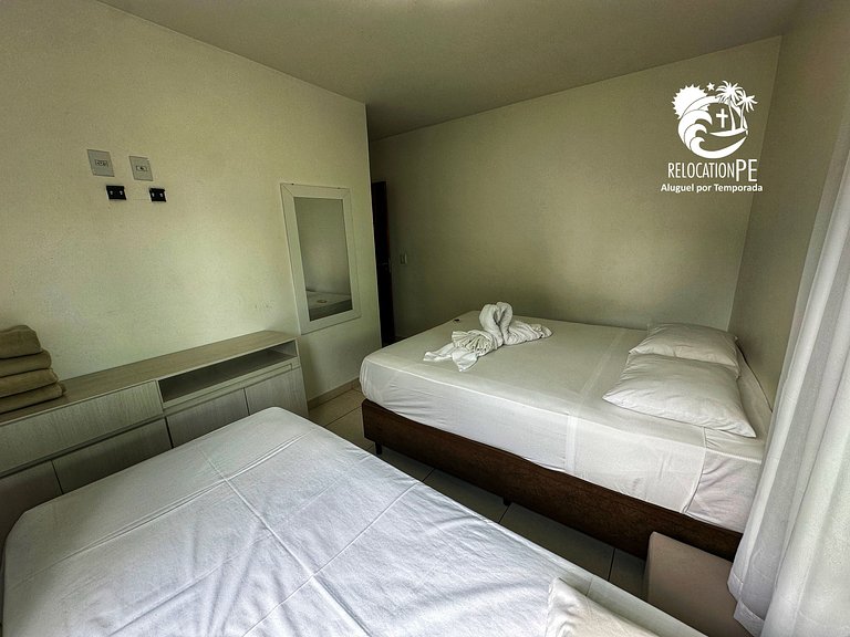 Hotel Canariu's Gravatá 102 BL16 | Flat Térreo com 2 Suítes
