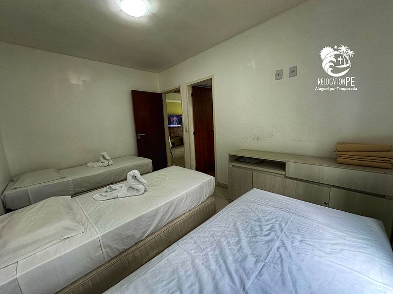 Hotel Canariu's Gravatá 102 BL16 | Flat Térreo com 2 Suítes