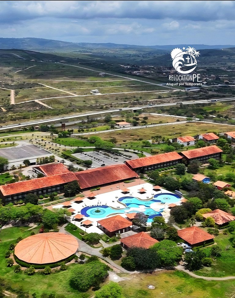 Hotel Canariu's Gravatá - Flat térreo com duas suítes (até 8