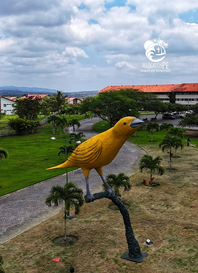 Hotel Canariu's Gravatá - Flat térreo com duas suítes (até 8