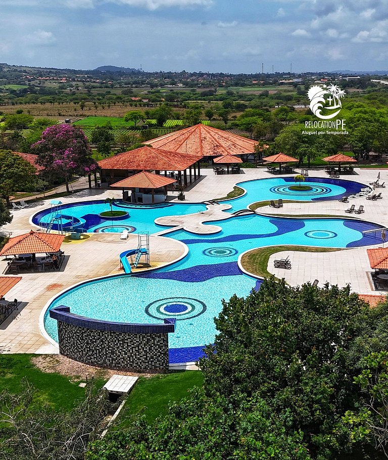 Hotel Canariu's Gravatá 102 BL16 | Flat Térreo com 2 Suítes