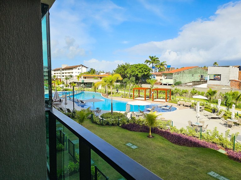 Flat Premium no Beach Class Summer | Resort Próximo ao Mar e