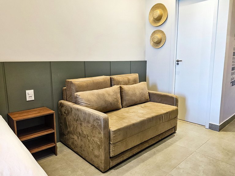 Flat Premium no Beach Class Summer | Resort Próximo ao Mar e