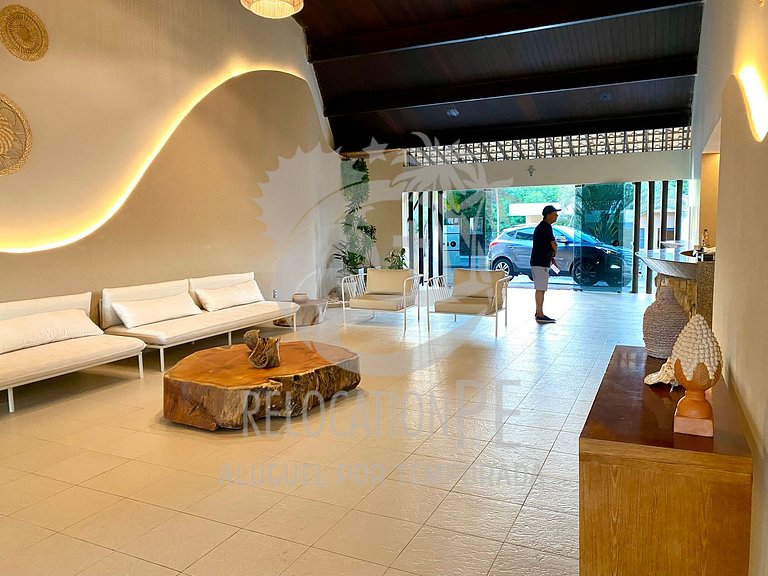 Marupiara Suítes Resort 117 | Flat Vista Mar em Muro Alto