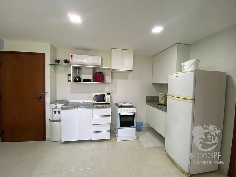 Marupiara Suítes Resort 117 | Flat Vista Mar em Muro Alto