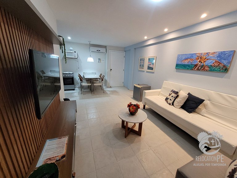 Marupiara Suítes 118 | Flat Vista Mar em Muro Alto