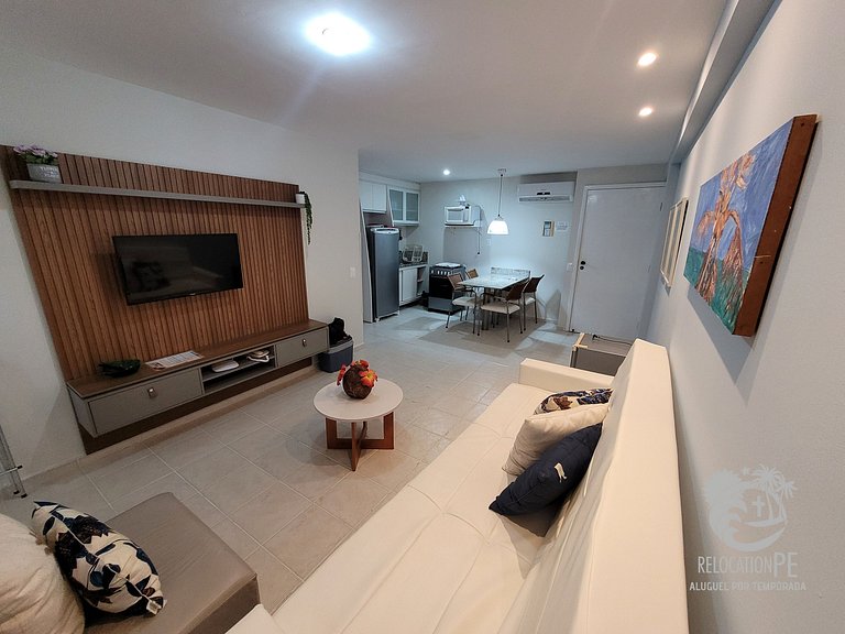 Marupiara Suítes 118 | Flat Vista Mar em Muro Alto
