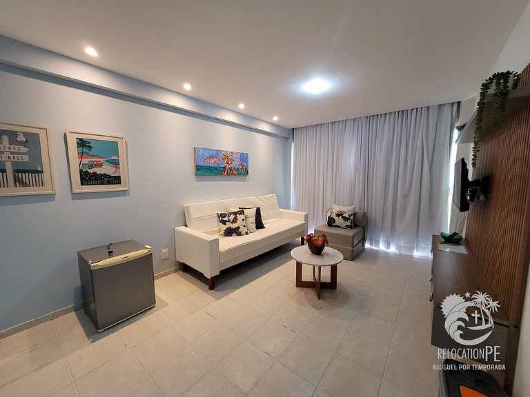 Marupiara Suítes 118 | Flat Vista Mar em Muro Alto