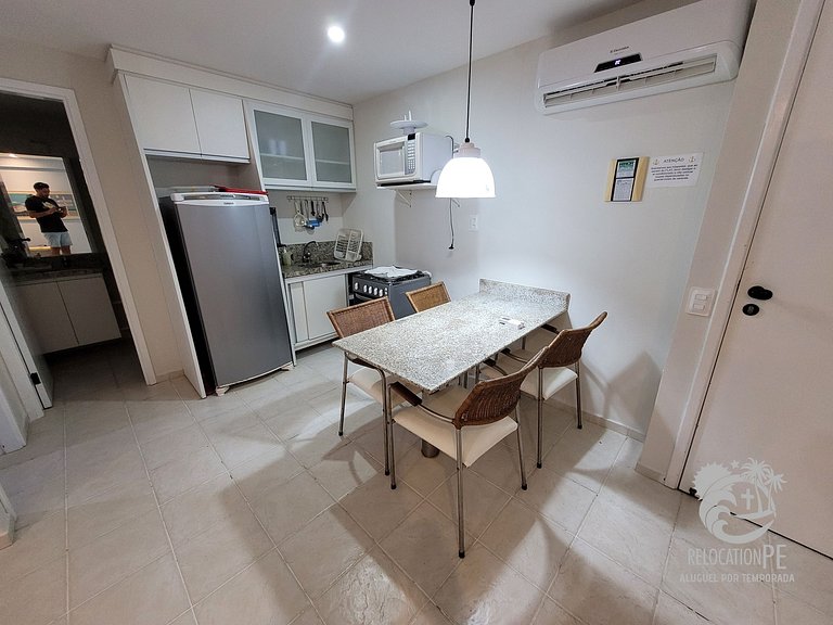 Marupiara Suítes 118 | Flat Vista Mar em Muro Alto
