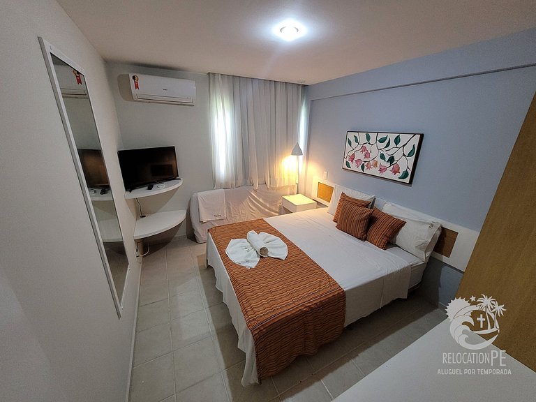 Marupiara Suítes 118 | Flat Vista Mar em Muro Alto