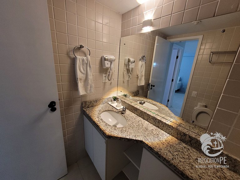 Marupiara Suítes 118 | Flat Vista Mar em Muro Alto