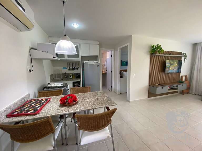 Flat Sofisticado com Vista para o Mar | Marupiara Suítes 119