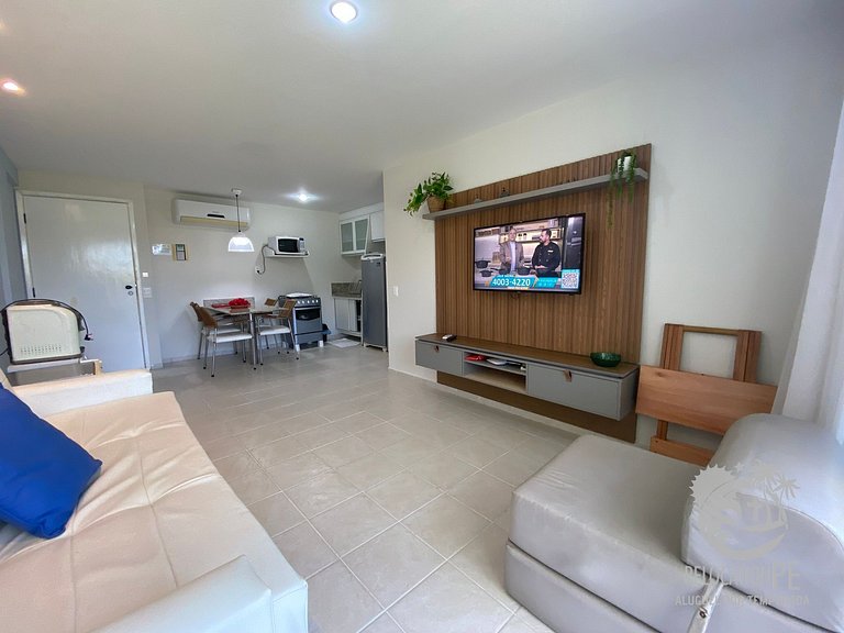 Flat Sofisticado com Vista para o Mar | Marupiara Suítes 119