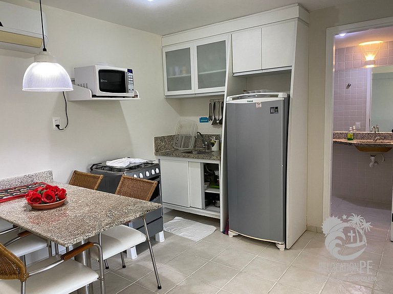 Flat Sofisticado com Vista para o Mar | Marupiara Suítes 119