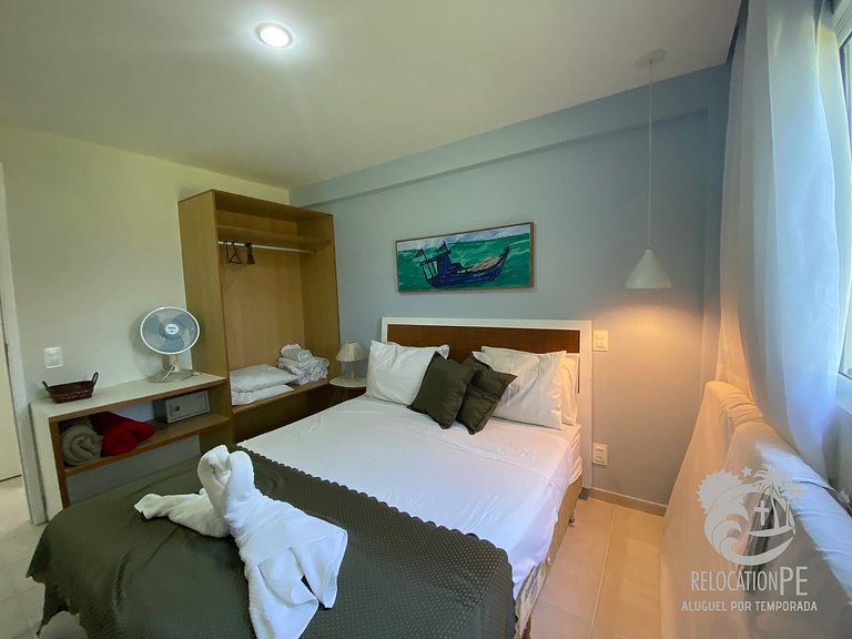 Flat Sofisticado com Vista para o Mar | Marupiara Suítes 119